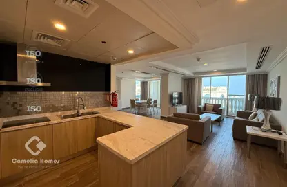 Apartment - 1 Bedroom - 3 Bathrooms for rent in Viva West - Viva Bahriyah - The Pearl Island - Doha