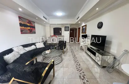 Apartment - 1 Bedroom - 1 Bathroom for rent in Sabban Towers - Porto Arabia - The Pearl Island - Doha