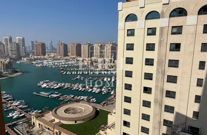 Water View image for: Apartment - 2 Bedrooms - 2 Bathrooms for sale in Burj Eleganté - Porto Arabia - The Pearl Island - Doha, Image 1