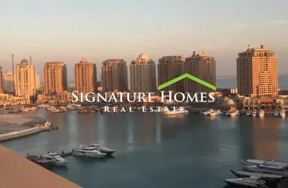 Apartment - 1 Bedroom - 2 Bathrooms for sale in Tower 5 - Porto Arabia - The Pearl Island - Doha