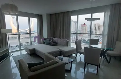 Apartment - 1 Bedroom - 2 Bathrooms for sale in Burj DAMAC Marina - Marina District - Lusail