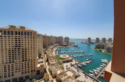 شقة - 2 غرف نوم - 2 حمامات للايجار في 21 تاور - بورتو أرابيا - جزيرة اللؤلؤة - الدوحة