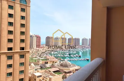 شقة - غرفة نوم - 1 حمام للبيع في طريق بورتو الشرقي - بورتو أرابيا - جزيرة اللؤلؤة - الدوحة