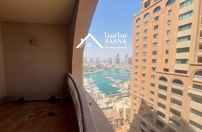 شقة - غرفة نوم - 2 حمامات للبيع في طريق بورتو الغربي - بورتو أرابيا - جزيرة اللؤلؤة - الدوحة شقة - غرفة نوم - 2 حمامات للبيع في طريق بورتو الغربي - بورتو أرابيا - جزيرة اللؤلؤة - الدوحة