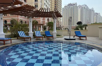 Apartment - 1 Bedroom - 2 Bathrooms for rent in Viva West - Viva Bahriyah - The Pearl Island - Doha
