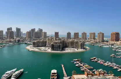 Apartment - Studio - 1 Bathroom for rent in Tower 29 - Porto Arabia - The Pearl Island - Doha