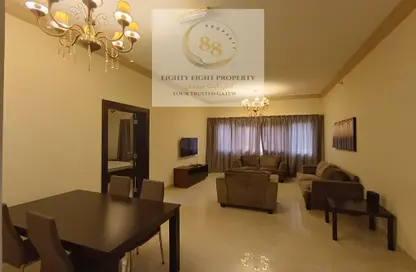 Living / Dining Room image for: Penthouse - 2 Bedrooms - 3 Bathrooms for rent in Aabdullah Bin Sultan Al Thani - C-Ring Road - Al Sadd - Doha, Image 1