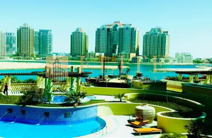 Apartment - 1 Bedroom - 2 Bathrooms for rent in Viva Central - Viva Bahriyah - The Pearl Island - Doha