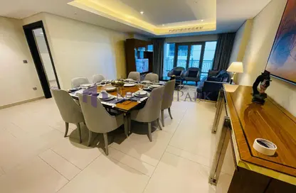 Apartment - 2 Bedrooms - 3 Bathrooms for rent in Abraj Bay - Abraj Quartiers - The Pearl Island - Doha