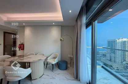 Apartment - 2 Bedrooms - 3 Bathrooms for rent in Lusail Marina Heights - Marina District - Lusail