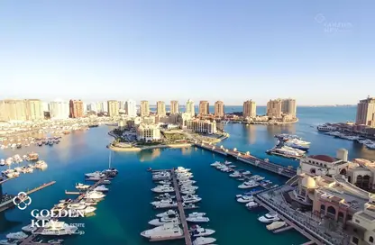شقة - 3 غرف نوم - 4 حمامات للبيع في طريق بورتو الغربي - بورتو أرابيا - جزيرة اللؤلؤة - الدوحة