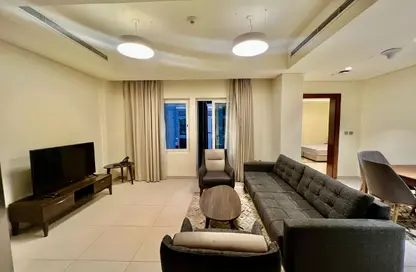 Apartment - 1 Bedroom - 2 Bathrooms for rent in Lusail Marina Heights - Marina District - Lusail