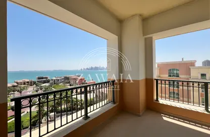 Apartment - 2 Bedrooms - 3 Bathrooms for rent in Viva Central - Viva Bahriyah - The Pearl Island - Doha