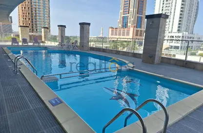 Apartment - 2 Bedrooms - 2 Bathrooms for rent in Marina Tower 21 - Marina District - Lusail