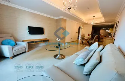 صورة لـ غرفة المعيشة شقة - غرفة نوم - 2 حمامات للايجار في فيفا بحرية شرق - فيفا بحرية - جزيرة اللؤلؤة - الدوحة ، صورة رقم 1
