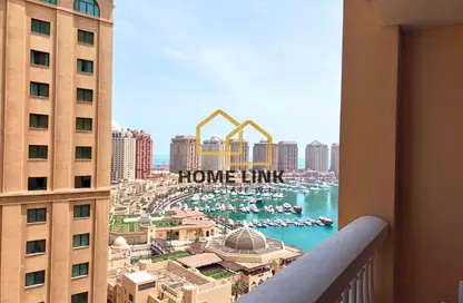 Apartment - 1 Bedroom - 1 Bathroom for sale in East Porto Drive - Porto Arabia - The Pearl Island - Doha