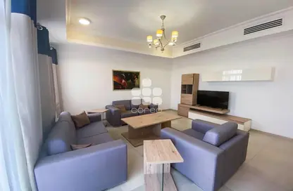 Living Room image for: Apartment - 2 Bedrooms - 3 Bathrooms for rent in Bab Al Rayyan - Muraikh - AlMuraikh - Doha, Image 1
