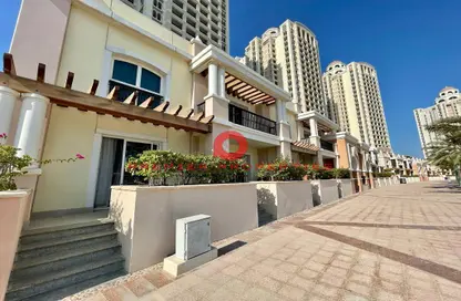 Outdoor Building image for: Duplex - 3 Bedrooms - 4 Bathrooms for rent in Viva West - Viva Bahriyah - The Pearl Island - Doha, Image 1
