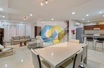 Living / Dining Room image for: Villa - 4 Bedrooms - 4 Bathrooms for rent in Ain Khaled - Ain Khaled - Doha, Image 1