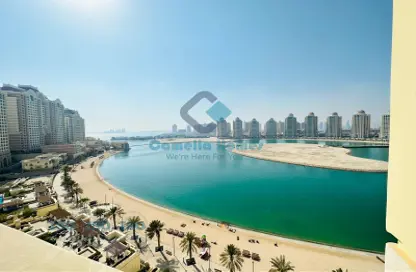Water View image for: Apartment - 2 Bedrooms - 4 Bathrooms for rent in Viva East - Viva Bahriyah - The Pearl Island - Doha, Image 1