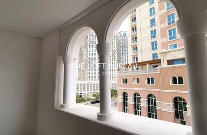 Apartment - Studio - 1 Bathroom for rent in Viva West - Viva Bahriyah - The Pearl Island - Doha