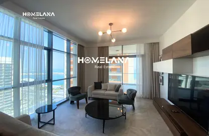 شقة - 2 غرف نوم - 4 حمامات للايجار في مرتفعات مارينا لوسيل - منطقة المارينا - الوسيل