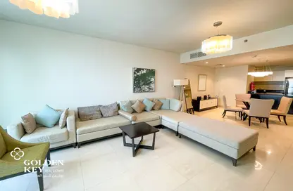 Apartment - 2 Bedrooms - 3 Bathrooms for rent in Burj DAMAC Marina - Marina District - Lusail