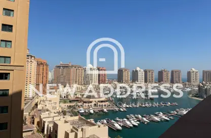Apartment - 1 Bedroom - 2 Bathrooms for rent in East Porto Drive - Porto Arabia - The Pearl Island - Doha