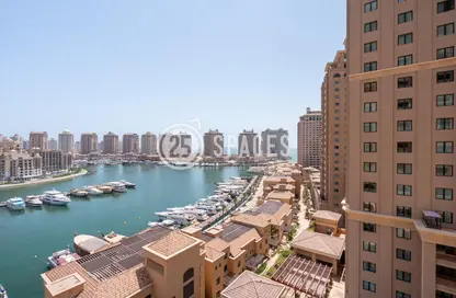 Water View image for: Apartment - 1 Bedroom - 2 Bathrooms for sale in West Porto Drive - Porto Arabia - The Pearl Island - Doha, Image 1