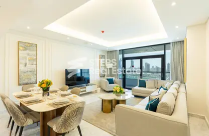 Apartment - 2 Bedrooms - 3 Bathrooms for rent in Marina Tower 02 - Marina District - Lusail