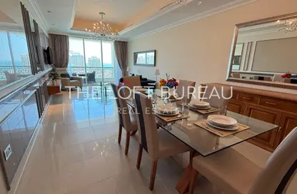 Apartment - 3 Bedrooms - 3 Bathrooms for rent in Viva West - Viva Bahriyah - The Pearl Island - Doha