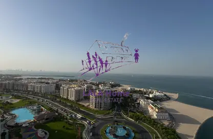 Apartment - 3 Bedrooms - 4 Bathrooms for rent in Viva West - Viva Bahriyah - The Pearl Island - Doha
