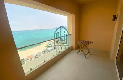 Balcony image for: Apartment - 2 Bedrooms - 4 Bathrooms for sale in Tower 27 - Viva Bahriyah - The Pearl Island - Doha, Image 1