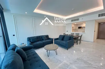 شقة - 2 غرف نوم - 3 حمامات للايجار في برج مارينا 02 - منطقة المارينا - الوسيل