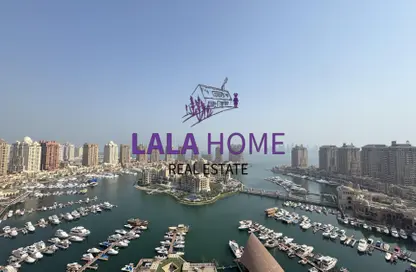 (بنتهاوس  (روف - 4 غرف نوم - 6 حمامات للايجار في طريق بورتو الشرقي - بورتو أرابيا - جزيرة اللؤلؤة - الدوحة