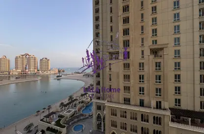 Apartment - Studio - 1 Bathroom for rent in Viva West - Viva Bahriyah - The Pearl Island - Doha