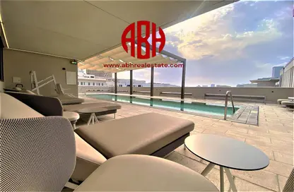 Terrace image for: Apartment - 1 Bedroom - 2 Bathrooms for rent in Al Khail 1 - Al Khail - Msheireb Downtown Doha - Doha, Image 1