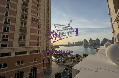 Apartment - Studio - 1 Bathroom for rent in Viva West - Viva Bahriyah - The Pearl Island - Doha
