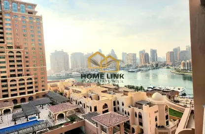 Apartment - 1 Bedroom - 2 Bathrooms for rent in East Porto Drive - Porto Arabia - The Pearl Island - Doha