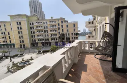 Apartment - 1 Bedroom - 2 Bathrooms for rent in Mercato - Qanat Quartier - The Pearl Island - Doha