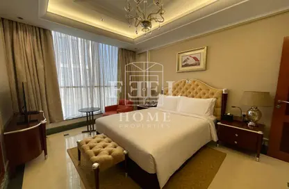Duplex - 3 Bedrooms - 5 Bathrooms for rent in Diplomatic Street - West Bay - Doha