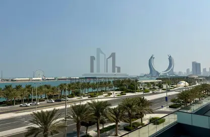 Apartment - 2 Bedrooms - 3 Bathrooms for rent in Lusail Residence - Marina District - Lusail
