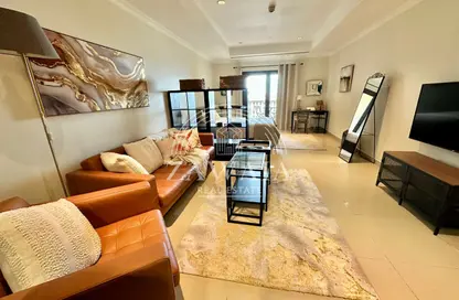 Apartment - Studio - 1 Bathroom for rent in East Porto Drive - Porto Arabia - The Pearl Island - Doha