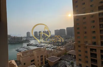 Apartment - 1 Bedroom - 2 Bathrooms for rent in East Porto Drive - Porto Arabia - The Pearl Island - Doha