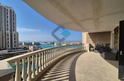 Apartment - 3 Bedrooms - 4 Bathrooms for rent in East Porto Drive - Porto Arabia - The Pearl Island - Doha
