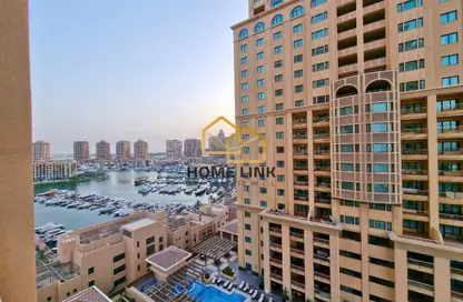 Apartment - 2 Bedrooms - 3 Bathrooms for rent in East Porto Drive - Porto Arabia - The Pearl Island - Doha