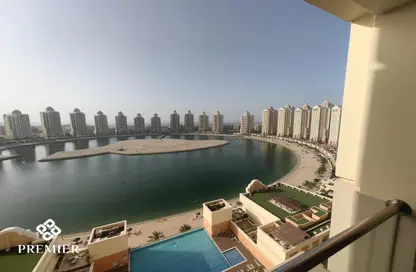 Apartment - Studio - 1 Bathroom for rent in Viva West - Viva Bahriyah - The Pearl Island - Doha