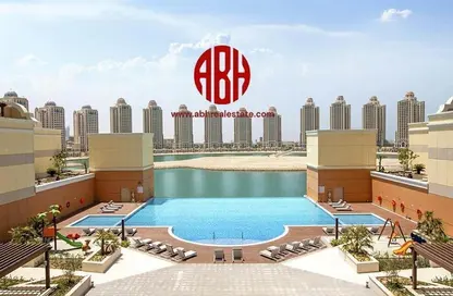 Apartment - 2 Bathrooms for sale in Viva West - Viva Bahriyah - The Pearl Island - Doha