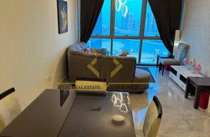 Apartment - 1 Bedroom - 2 Bathrooms for rent in Zig Zag Tower B - Zig Zag Towers - West Bay - Doha