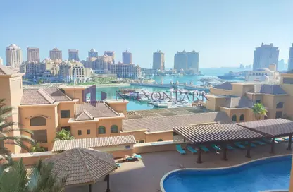 Apartment - 2 Bedrooms - 3 Bathrooms for rent in Two Porto Arabia - Porto Arabia - The Pearl Island - Doha